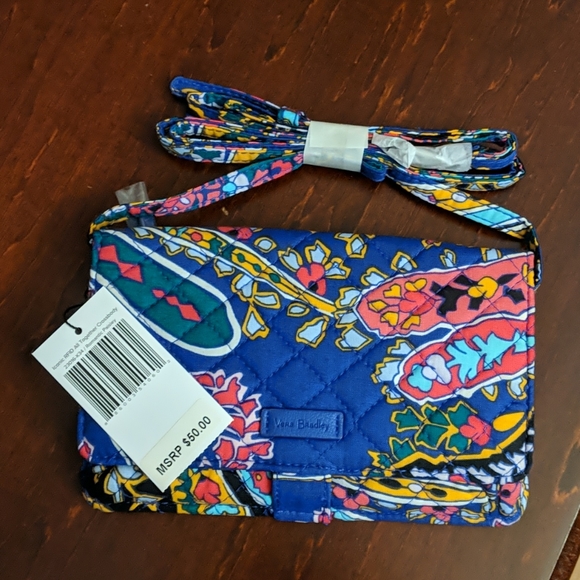 Vera Bradley Handbags - NWT Vera Bradley All Together Crossbody Romantic Paisley